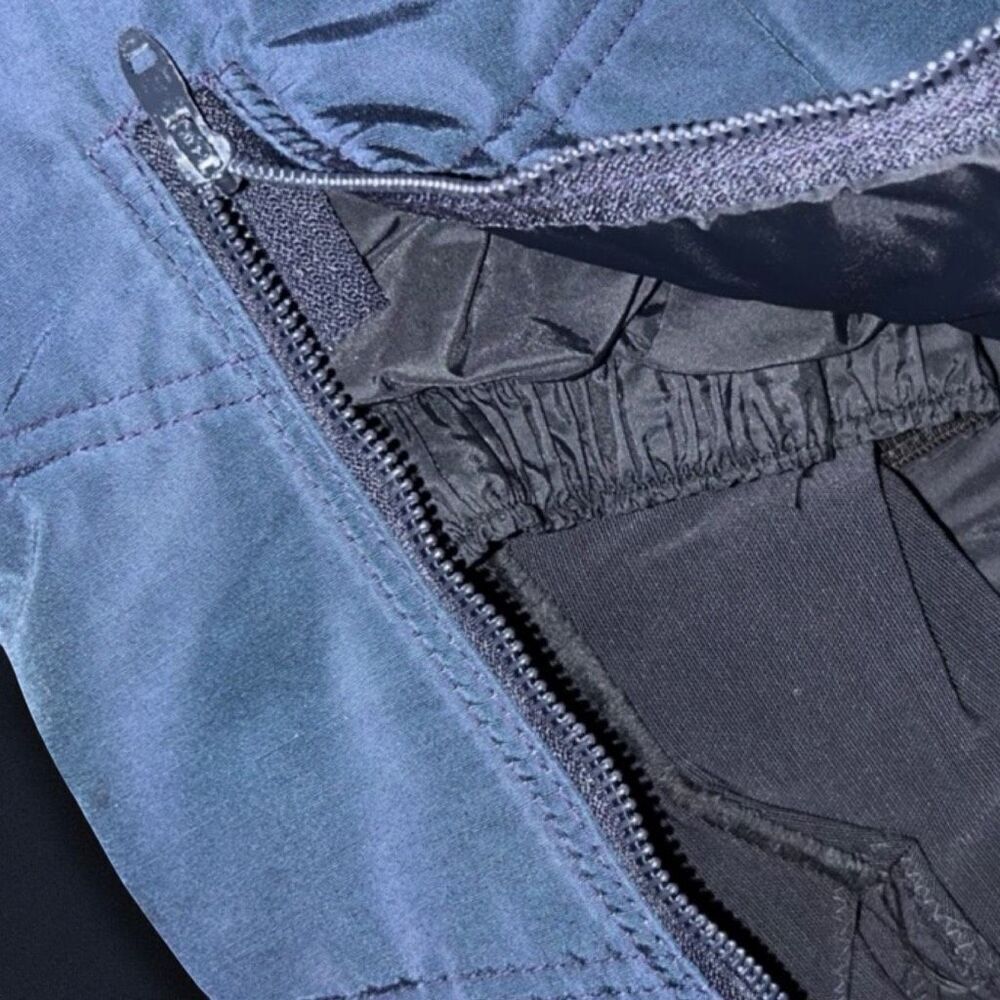 Vintage Women's Roffe Blue/Black Ski Pants Made in USA Size 10 - Picture 5 of 7